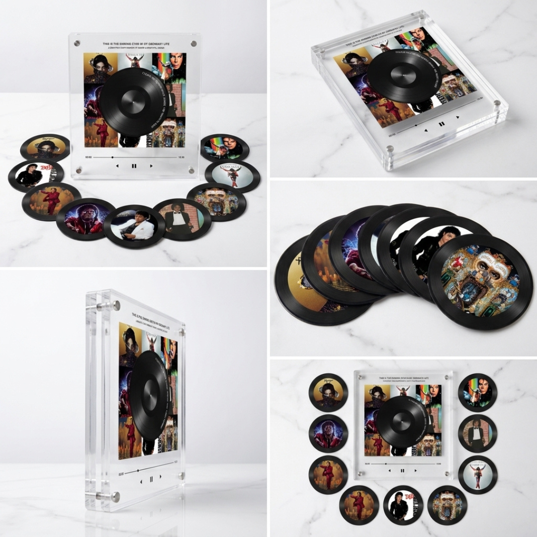 King of Pop Vinyl Display