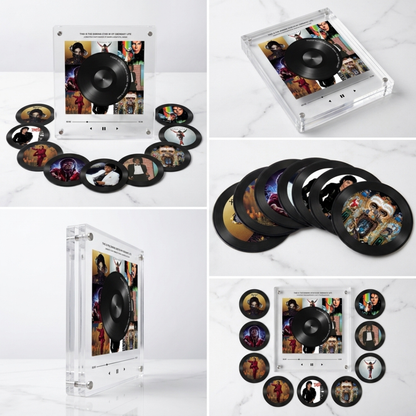 King of Pop Vinyl Display