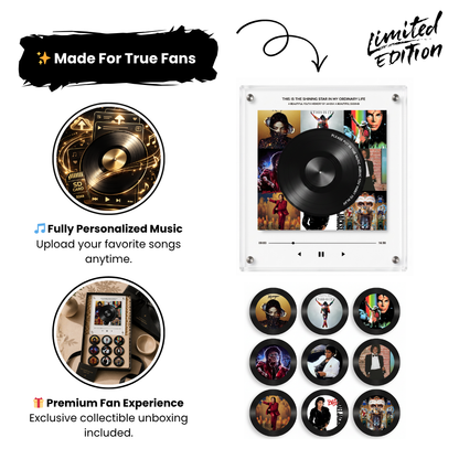 King of Pop Vinyl Display